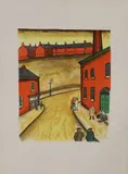 Alan Lowndes, Untitled, 'The Doss House' lithograph in colours