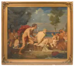 John Percy Cooke, Aristaeus and Proteus, oil on canvas