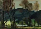 Milford Zornes, California Landscape