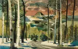 Dong Kingman, A view along a mountain road