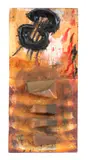 Bruno Ceccobelli, Untitled, 1988, mixed media on panel
