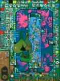 Olympische Spiele München (Poster version) (K. 54) by Friedensreich Hundertwasser, 1972, Screenprint in colors with metallic embossing on heavy tarred brown paper, unsigned, stamp numbered 0154/3999, offered Jun 2012