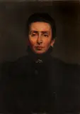 Charles Boom, A portrait of a lady in black, oil on canvas