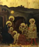 Francesco di Gentile, The Adoration of the Magi, oil on panel