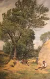 Erskine E. Nicol, A breezy summer day, oil on canvas