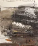 Mark Todd, Untitled (She still sees him once a year), mixed media on paper