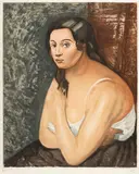 André Derain, Buste de Femme (G. & P. E635), 1922, Color aquatint on Arches paper