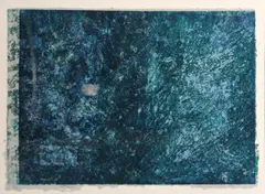 Trail's End by Sam Gilliam, 1980, Color screenprint with mixed media on handmade paper, sold Dec 2012