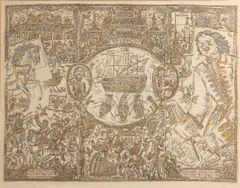 Yuri Lukshin, City is Window to Europe; Wonderful World, 1976, Two color etchings on cream wove paper, each signed in pencil