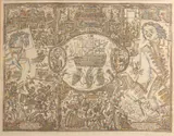 Yuri Lukshin, City is Window to Europe; Wonderful World, 1976, Two color etchings on cream wove paper, each signed in pencil