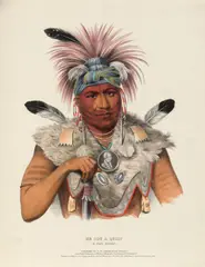 McKenney & Hall, Selected Plates, From The History of the Indian Tribes of North America, 1836-1844