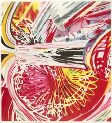 Fire Fountain by James Rosenquist, 2005, Color lithograph on wove paper, sold Dec 2012