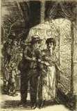 John Sloan, Jewelry Store Window (Carlotta's Indecision) (M. 140)