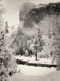 Ansel Adams, El Capitan, Winter, Yosemite National Park; Morning, Merced River Canyon, Yosemite National Park