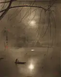 Don Hong-Oai, Winter Fog, Vietnam, 1974, Sepia-toned gelatin silver print