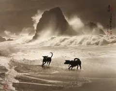 Playing in the Waves by Don Hong-Oai, 1982, Sepia-toned gelatin silver print, offered Dec 2012