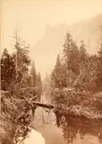 Carleton Watkins, The Sentinel, Yosemite, 1878-81, Mammoth albumen print on the original mount, unsigned