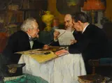 Louis Henry Charles Moeller, Gentlemen discussing music