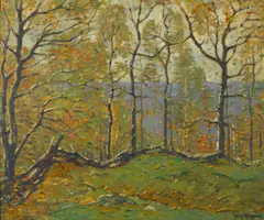 May Days by Guy Carleton Wiggins, oil on canvas, sold Nov 2012