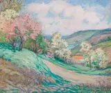 Elizabeth F. Washington, Near Valley Forge, oil on canvas