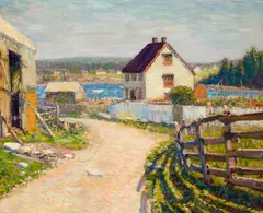 Walt Kuhn, Nova Scotia, oil on canvas