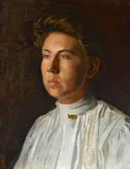 Thomas Eakins, Portrait of Rebecca MacDowell (Mrs. J. Randolph Garrett), circa 1908, oil on canvas