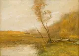 John Francis Murphy, Day in October, oil on canvas tacked over panel