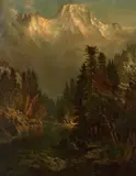 Edwin Deakin, Mount Shasta, California, 1878, oil on canvas