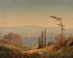Fredrick A. Butman, Lake Tahoe, oil on canvas