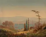 Fredrick A. Butman, Lake Tahoe, oil on canvas