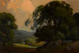 Percy Gray, California landscape, 1918, oil on canvas