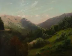 Charles Dorman Robinson, White Hills Canyon, Marin County, 1907, oil on canvas