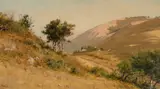 Thaddeus Welch, Morning, Bolinas Road, oil on canvas
