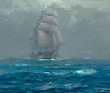 William Frederic Ritschel, Coming though the fog, Pacific Ocean