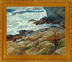 William Frederic Ritschel, No Man's Land ('Dat Devil Sea), oil on canvas