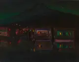 Charles Rollo Peters, Houseboats in moonlight, Greenbrae