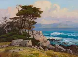 Albert Thomas Derome, Carmel Bay from Pescadero Point