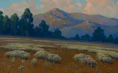 John Marshall Gamble, Santa Barbara landscape, oil on canvas