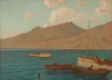 Frank Cuprien, Santa Monica Mountains, from the old pier