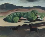Millard Sheets, Pomona ranch horses