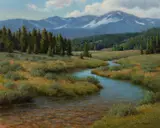 David Chapple, Alpine meadow