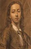 Anton Raphael Mengs, Self portrait, charcoal, watercolor and wash heightened with white on paper