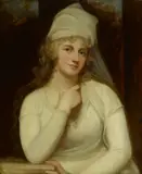 George Romney, A portrait of Anne, Marchioness Townshend, half-length, oil on canvas