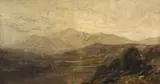 John Bunyan Bristol, Mountain lake, oil on canvas