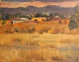 Paul Twohig Carey, Martinez wetlands, oil on canvas