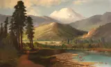 John Englehart, Mt. Shasta, oil on canvas