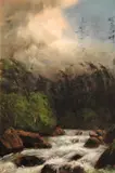 James Everett Stuart, The storm, the gorge, Tygh Creek, Eastern Oregon