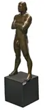 Michael Bergt, Man, 2000, bronze with steel base