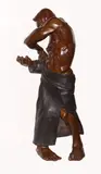 John Sisko, Weave I: Twist, 1994, bronze on wooden base