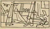 Stuart Davis, New Jersey Landscape (Seine Cart) (C. 20)